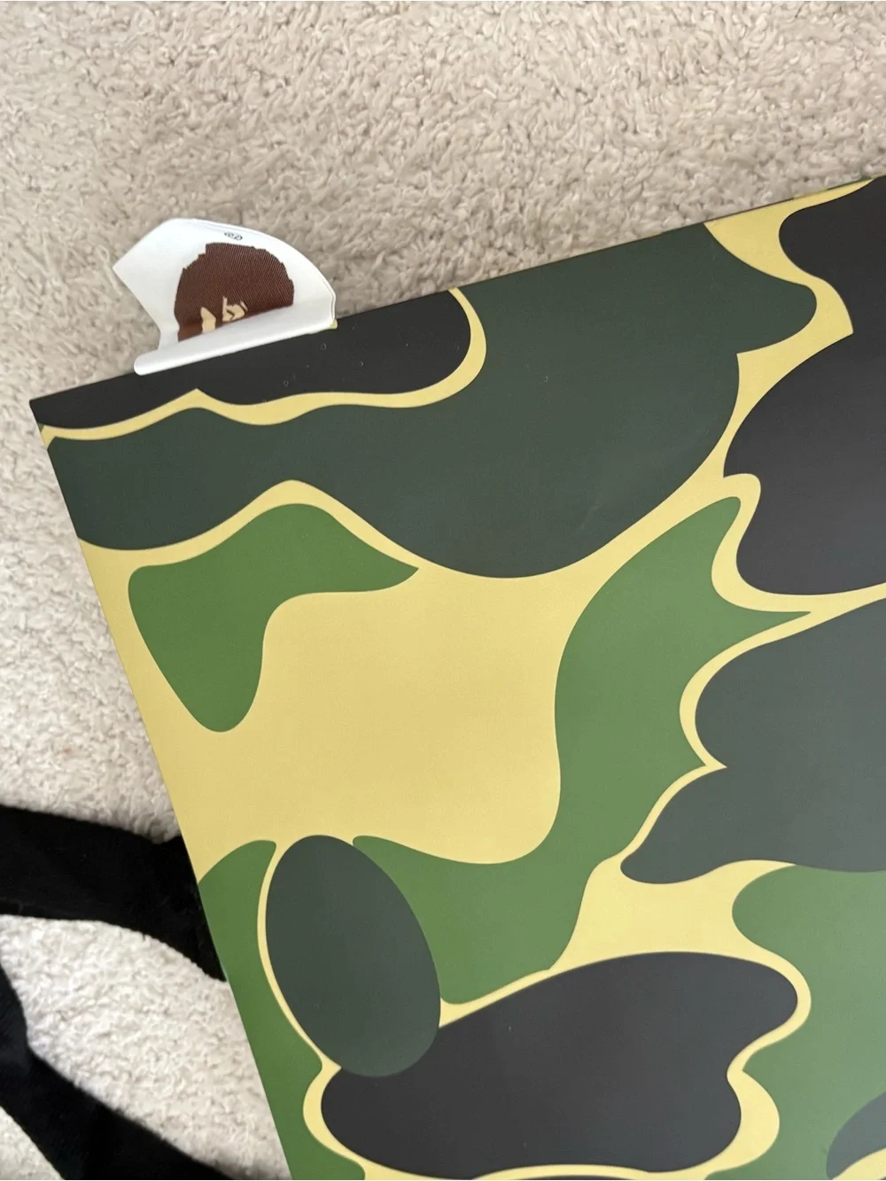 BAPE ape Camouflage Gift Shopping Bag - Green Camo - Picture 2 of 12